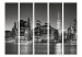 Room Separator New York Nights II - black and white panorama of New York City architecture 95261 additionalThumb 3
