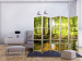 Room Divider Screen Forest Lake II - landscape of forest and water in the glow of sunlight 95661 additionalThumb 8