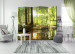 Room Divider Screen Forest Lake II - landscape of forest and water in the glow of sunlight 95661 additionalThumb 2