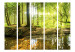 Room Divider Screen Forest Lake II - landscape of forest and water in the glow of sunlight 95661 additionalThumb 3
