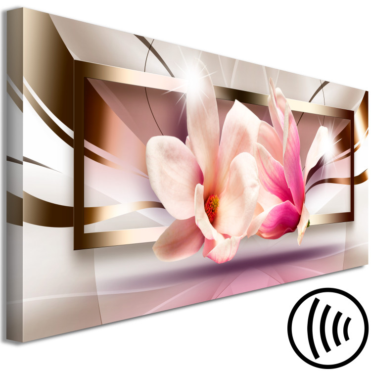 Canvas Print Flowers outside the Frame (1 Part) Narrow 113771 additionalImage 6