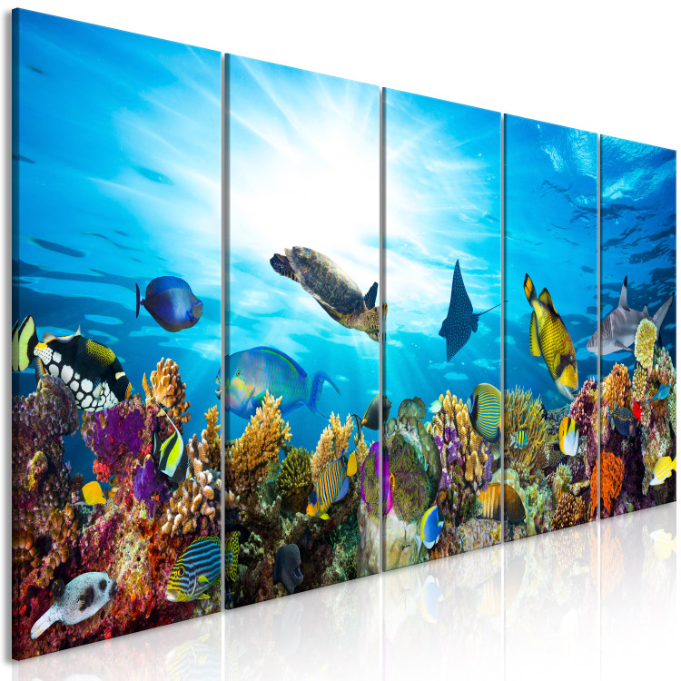 Canvas Coral Reef (5 Parts) Narrow 113871 additionalImage 2