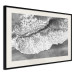 Wall Poster Tide - black and white beach and sea landscape seen from a bird's eye view 115171 additionalThumb 3