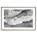 Wall Poster Tide - black and white beach and sea landscape seen from a bird's eye view 115171 additionalThumb 14