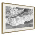 Wall Poster Tide - black and white beach and sea landscape seen from a bird's eye view 115171 additionalThumb 2