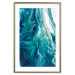 Poster Ocean's Threat - abstraction with water in various shades of blue 117571 additionalThumb 16