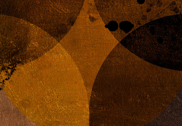 Poster Sun's Journey - geometric abstraction in warm-colored circles 120471 additionalImage 8