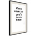 Poster If you never try you'll never know - English inscription on white background 123971 additionalThumb 3