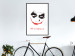 Wall Poster Why so Serious? - English text under an abstract face 125371 additionalThumb 12