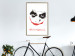 Wall Poster Why so Serious? - English text under an abstract face 125371 additionalThumb 2