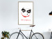 Wall Poster Why so Serious? - English text under an abstract face 125371 additionalThumb 13