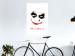 Wall Poster Why so Serious? - English text under an abstract face 125371 additionalThumb 4