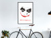 Wall Poster Why so Serious? - English text under an abstract face 125371 additionalThumb 3