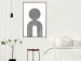 Wall Poster Rhapsody - abstract lines with an illusion forming figures on a white background 125671 additionalThumb 5