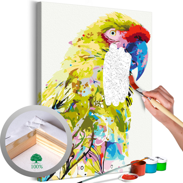 Paint by Number Kit Tropical Parrot 127971
