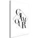 Canvas Glamour (1-part) vertical - inscription on a geometric figure background 129571 additionalThumb 2