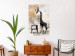Poster TV Giraffe - abstract black animal holding an antenna 132271 additionalThumb 22