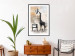 Poster TV Giraffe - abstract black animal holding an antenna 132271 additionalThumb 16