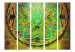 Room Divider Screen Mandala: Emerald Fantasy II (5-piece) - ethnic colorful background 133571 additionalThumb 3