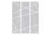 Room Divider Screen Modern Cobweb - lines forming figures in light gray color 133671 additionalThumb 3