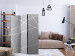 Room Divider Screen Modern Cobweb - lines forming figures in light gray color 133671 additionalThumb 4