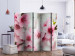 Room Divider Screen Blooming Cherry - Pink Blossoms II - cherry blossoms on a light background 133971 additionalThumb 2