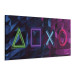 Canvas Facade of Symbols (1-piece) Narrow - abstract colorful figures 135471 additionalThumb 2