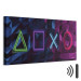 Canvas Facade of Symbols (1-piece) Narrow - abstract colorful figures 135471 additionalThumb 8
