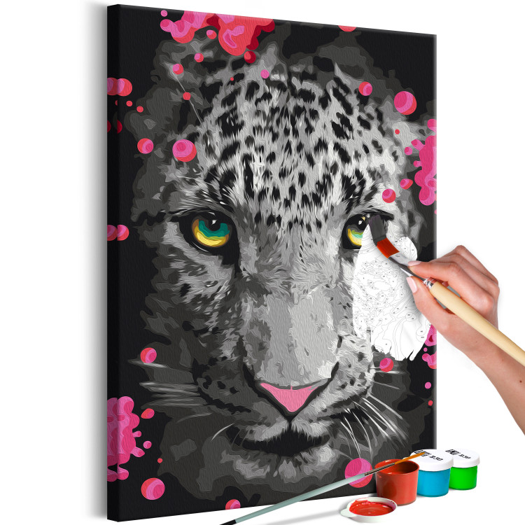 Paint by Number Kit Emerald-Eyed Leopard 142771 additionalImage 3