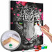 Paint by Number Kit Emerald-Eyed Leopard 142771