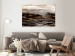 Canvas Seascape (1-piece) - sepia waves and bright sky 143871 additionalThumb 3