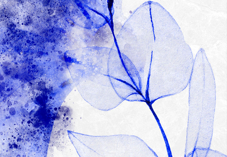 Canvas Blue Flowers (3-piece) - plants painted with watercolors and ink 145171 additionalImage 4