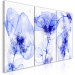 Canvas Blue Flowers (3-piece) - plants painted with watercolors and ink 145171 additionalThumb 2