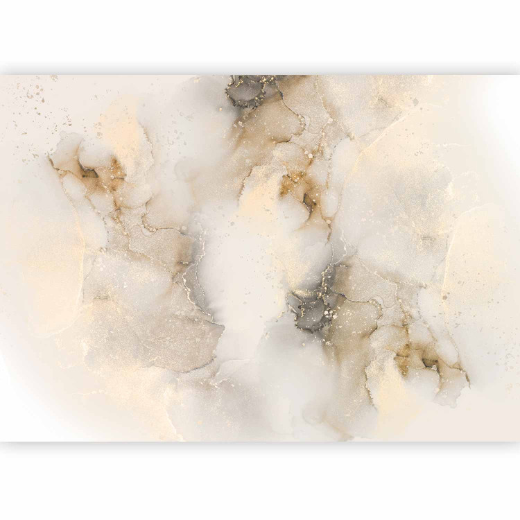 Wall Mural Marble Impression - Elegant Abstraction in Gold and Beige 148771 additionalImage 5