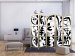 Room Divider Composition of black geometric shapes II [Room Dividers] 150871 additionalThumb 8