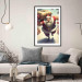 Wall Poster Christmas Madness - A Muscular Santa Claus Carrying a Gift 151871 additionalThumb 17
