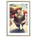 Wall Poster Christmas Madness - A Muscular Santa Claus Carrying a Gift 151871 additionalThumb 18