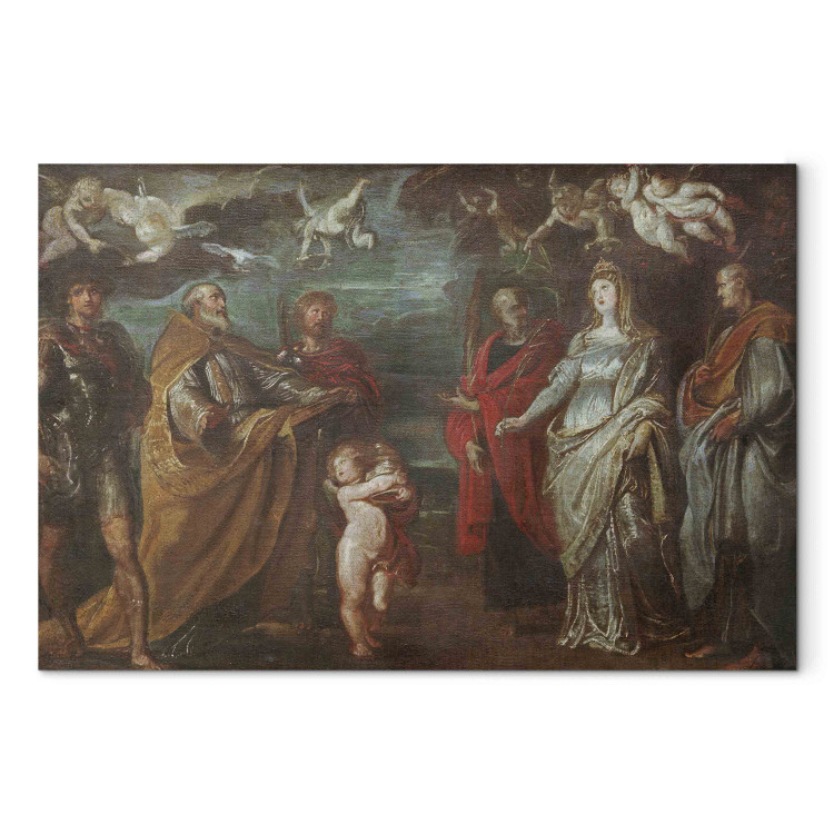 Art Reproduction Saint Gregory with the Martyrs Maurus, Papianus, Domitilla, Nereus and Achilleus 154771
