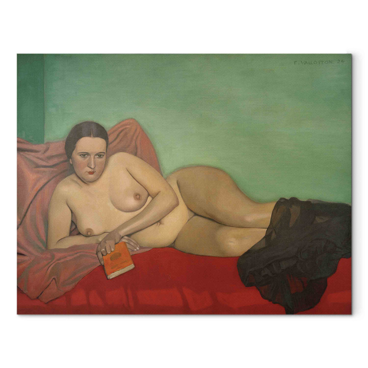 Art Reproduction Femme nue tenant un livre 157071