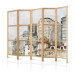 Room Divider Screen Cityscape - Watercolor Painted Buildings in Bright Colors II [Room Dividers] 159571 additionalThumb 5