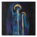 Canvas Print The Saints (1-piece) - sacred fantasy with figures with a golden halo 47271