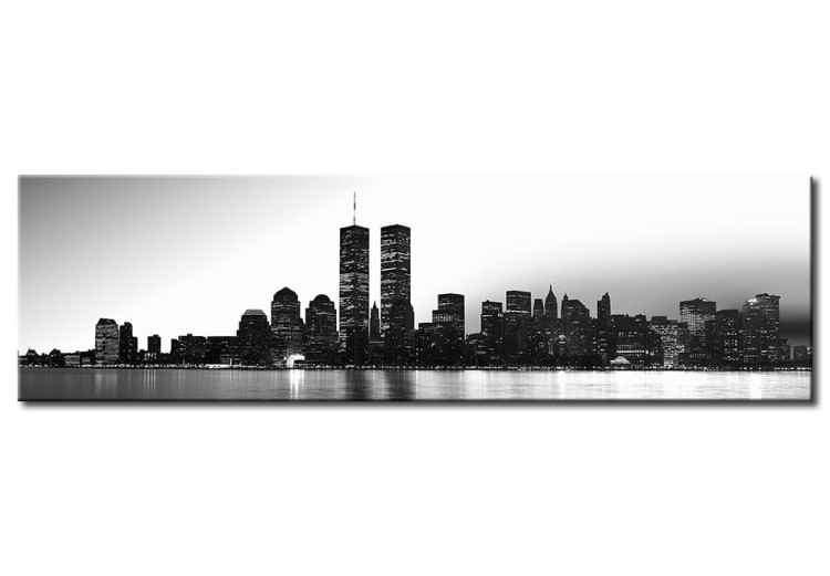 Canvas Print World Trade Center in black and white 58371