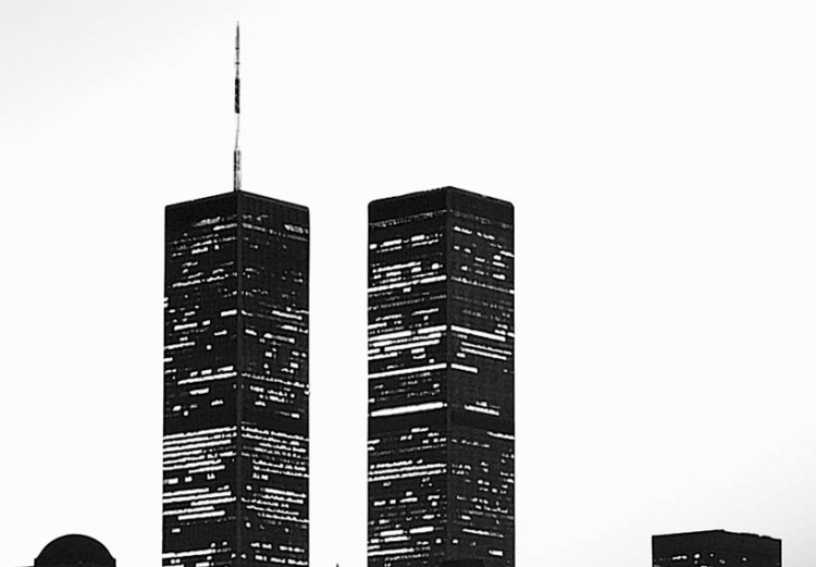 Canvas Print World Trade Center in black and white 58371 additionalImage 2