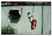 Canvas Art Print Boy on a swing (Banksy) 58971