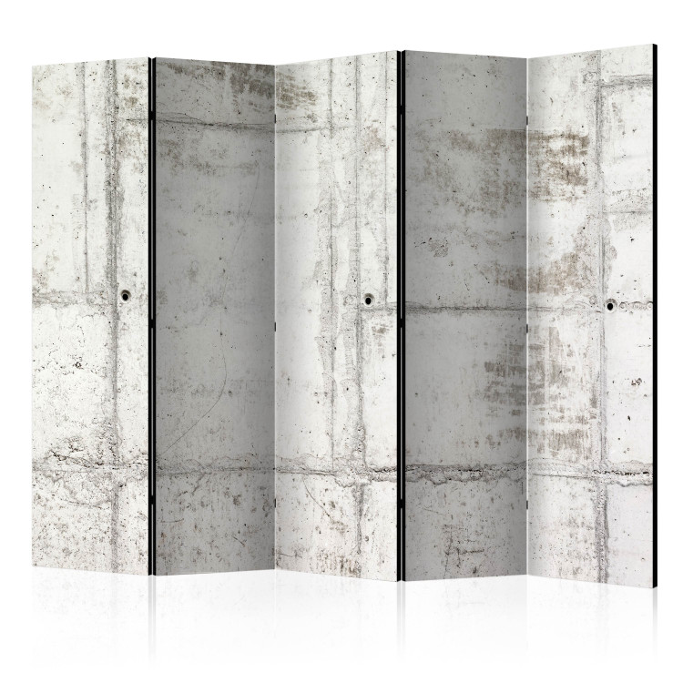 Room Separator Urban Bunker II - urban architecture with concrete texture motif 95471