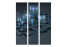 Room Divider Screen Black City - abstract architecture of black figures in space 95671 additionalThumb 3