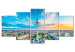 Canvas Art Print Berlin TV Tower - Panorama of Beautiful City Architecture 97871
