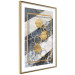 Wall Poster Geometric Chain - Elegant gold abstraction on a marble background 114381 additionalThumb 6
