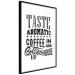 Wall Poster Taste Aromatic Coffee - black English texts related to coffee 114681 additionalThumb 12