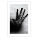 Wall Poster Magical Hand - black and white geometric abstraction with plant motif 117281 additionalThumb 18